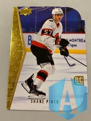2021-22 Upper Deck Shane Pinto RC Die-Cut Tribute GOLD #RDT-8 Senators